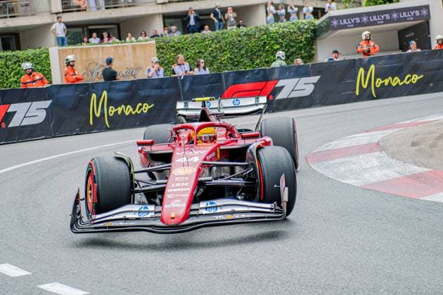 Formel1 GP Monaco Freitag, 23.05.2025 Lewis Hamilton 44, Scuderia Ferrari; Formel1 GP Monaco Freitag, 23.05.2025 Copyright: xBEAUTIFULxSPORTS Erlhofx
