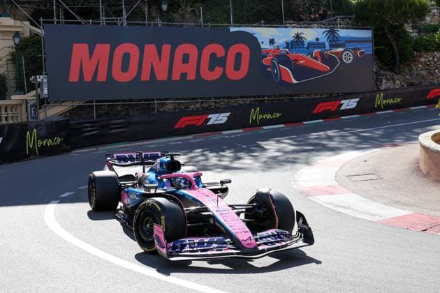Pierre Gasly (BWT Alpine), Fairmont, 2. Freies Training, Grosser Preis von Monaco, Motorsport, Herren, Formel 1, 23.05.2025 Monte Carlo Monaco MCO