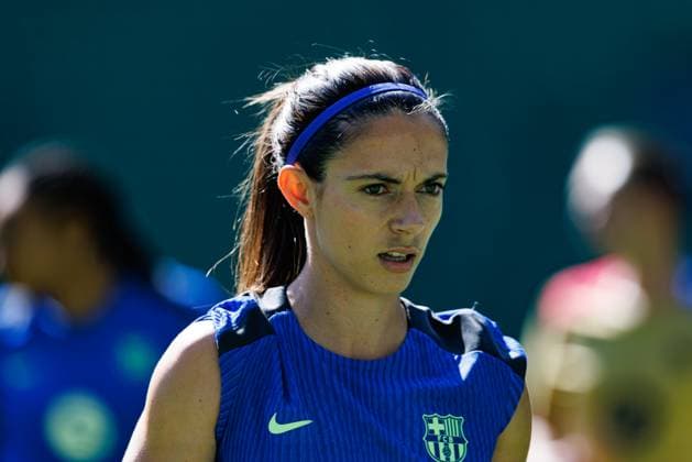 Aitana Bonmati seen during Official training and walk around before UEFA Womens Champions League Final 2025 at Estadio Jose Alvalade (Maciej Rogowski) Lisbon Estadio Jose Alvalade Portugal Copyright: xMaciejxRogowskix trainingwalkaround2425-34