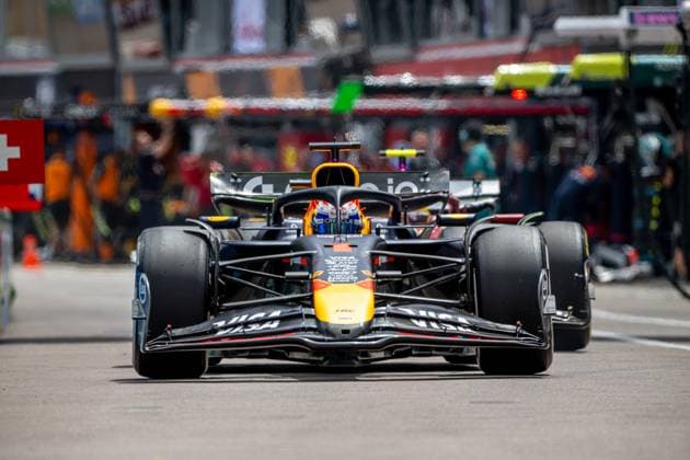 MONTE CARLO, MONACO: Max Verstappen, racing for the Red Bull Racing team during the 2025 Formula 1 Monaco Grand Prix at the Circuit de Monaco in Monte Carlo, Monaco