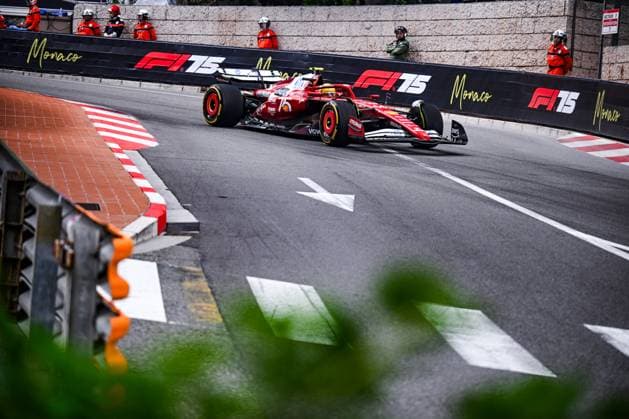 44 Lewis Hamilton Of The Team Scuderia Ferrari HP, Ferrari SF-25They Face Practice Session ,During Fia Formula One World Championship, WM, Weltmeisterschaft F1 Monaco Grand Prix 2025, 23 May In Monte Carlo , Monaco  Copyright: xLucaxBarsali IPAxSportx xipa-agency.netx xx IPA_58164891 IPA_Agency_IPA58164891