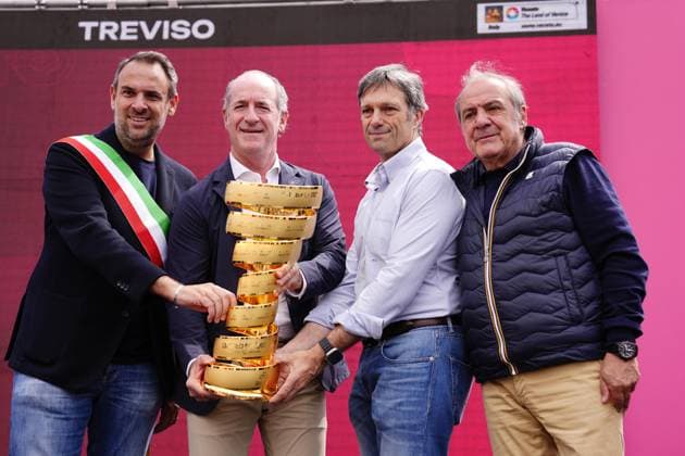 Luca Zaia, President of Veneto during the stage 14 of the Giro d™Italia from Treviso to Nova Gorica Gorizia, Italy - Saturday, May 24, 2025. - cycling.  Copyright: xFabioxFerrari LaPressex