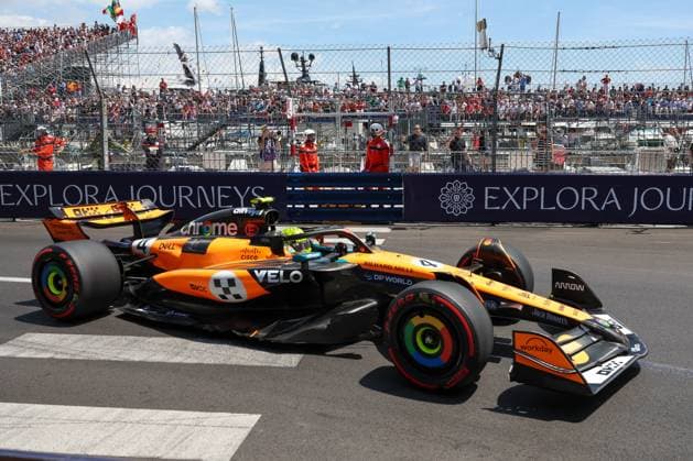 Lando Norris (McLaren Formula 1 Team), 3. Freies Training, Grosser Preis von Monaco, Motorsport, Herren, Formel 1, 24.05.2025 Monte Carlo Monaco MCO