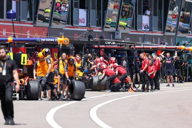 Boxengasse, 3. Freies Training, Grosser Preis von Monaco, Motorsport, Herren, Formel 1, 24.05.2025 Monte Carlo Monaco MCO