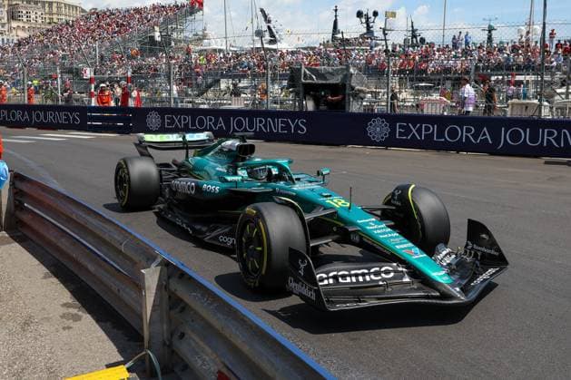 Lance Stroll (Aston Martin Aramco), 3. Freies Training, Grosser Preis von Monaco, Motorsport, Herren, Formel 1, 24.05.2025 Monte Carlo Monaco MCO