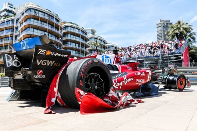 Lewis Hamilton of Great Britain and Scuderia Ferrari , Qualifying, F1 Monaco Grand Prix, am 24. May 2025 in Monte-Carlo, Monaco. (Foto von Diogo Cardoso DeFodi Images) Lewis Hamilton of Great Britain and Scuderia Ferrari , Qualifying, F1 Monaco Grand Prix, Monaco on May 24, 2025 in Monte-Carlo, Monaco. (Photo by Diogo Cardoso DeFodi Images)