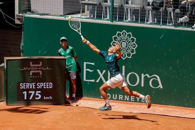 Sadio Doumbia (FRA) , Schweiz, Tennis, Gonet Geneva Open ATP, Tennis Herren 250), Final Doppel,2025, Ariel Behar (URU) Joran Vliegen (BEL) vs. Sadio Doumbia (FRA) Fabien Reboul (FRA), 24.05.2025, Parc des Eaux-Vives, Genf, Schweiz Genf Parc des Eaux-Vives Genf Schweiz Copyright: xGrantxHubbsx