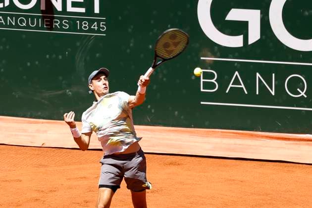 Joran Vliegen (BEL) , Schweiz, Tennis, Gonet Geneva Open ATP, Tennis Herren 250), Final Doppel,2025, Ariel Behar (URU) Joran Vliegen (BEL) vs. Sadio Doumbia (FRA) Fabien Reboul (FRA), 24.05.2025, Parc des Eaux-Vives, Genf, Schweiz Genf Parc des Eaux-Vives Genf Schweiz Copyright: xGrantxHubbsx