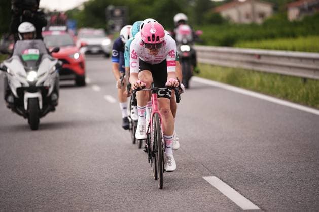 The pack rides cycles during the stage 14 of the Giro d™Italia from Treviso to Nova Gorica Gorizia, Italy - Saturday, May 24, 2025. - cycling.  Copyright: xMarcoxAlpozzi LaPressex