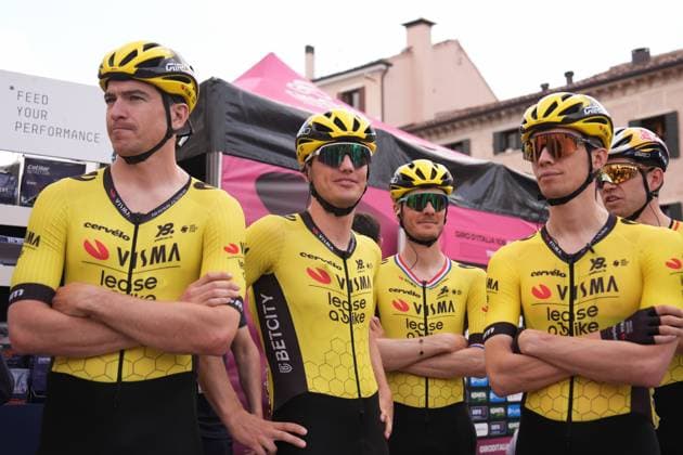 Kooij Olav of Team Visma Lease A Bike during the stage 14 of the Giro d™Italia from Treviso to Nova Gorica Gorizia, Italy - Saturday, May 24, 2025. - cycling.  Copyright: xMassimoxPaolone LaPressex
