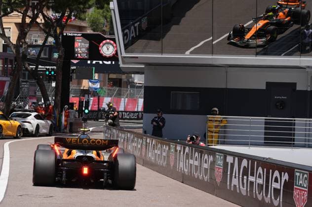 23.05.2025, Circuit de Monaco, Monte Carlo, Formel 1 Grand Prix Monaco 2025 ,im Bild Lando Norris (GBR), McLaren F1 Team (Photo by Hasan Bratic DeFodi Images)