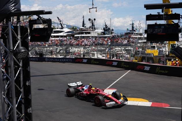 23.05.2025, Circuit de Monaco, Monte Carlo, Formel 1 Grand Prix Monaco 2025 ,im Bild Lewis Hamilton (GBR), Scuderia Ferrari HP (Photo by Hasan Bratic DeFodi Images)
