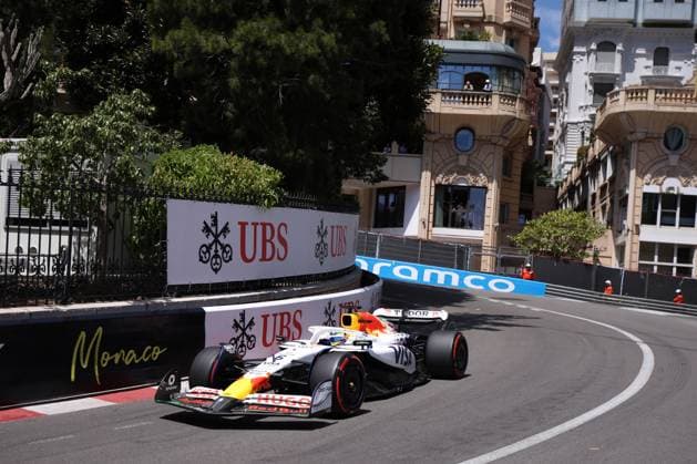 F1 Gran Prix of Monaco Isack Hadjar of Racing Bulls Formula One Team on track during final practice for the F1 Grand Prix of Monaco at Circuit de Monaco on May 24, 2025 in Monte-Carlo, Monaco. Monaco Monte-Carlo Monaco Copyright: xMarcoxCanonierox