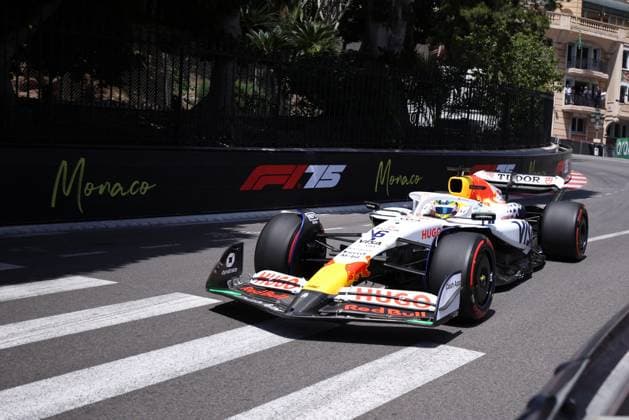 F1 Gran Prix of Monaco Isack Hadjar of Racing Bulls Formula One Team on track during final practice for the F1 Grand Prix of Monaco at Circuit de Monaco on May 24, 2025 in Monte-Carlo, Monaco. Monaco Monte-Carlo Monaco Copyright: xMarcoxCanonierox