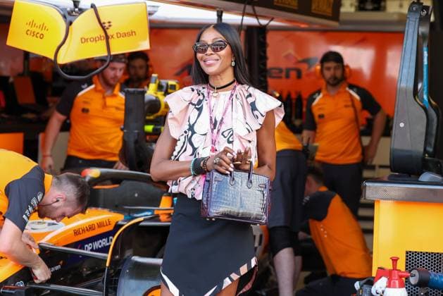 Supermodel, Naomi Campbell, Qualifying, Grosser Preis von Monaco, Motorsport, Herren, Formel 1, 24.05.2025 Monte Carlo Monaco MCO