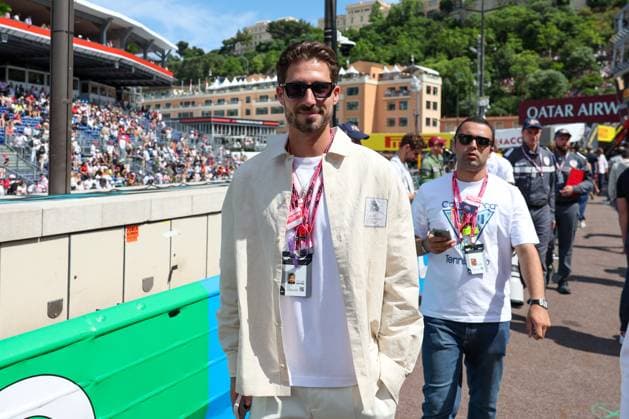 Kevin Trapp in der Boxengasse, Qualifying, Grosser Preis von Monaco, Motorsport, Herren, Formel 1, 24.05.2025 Monte Carlo Monaco MCO