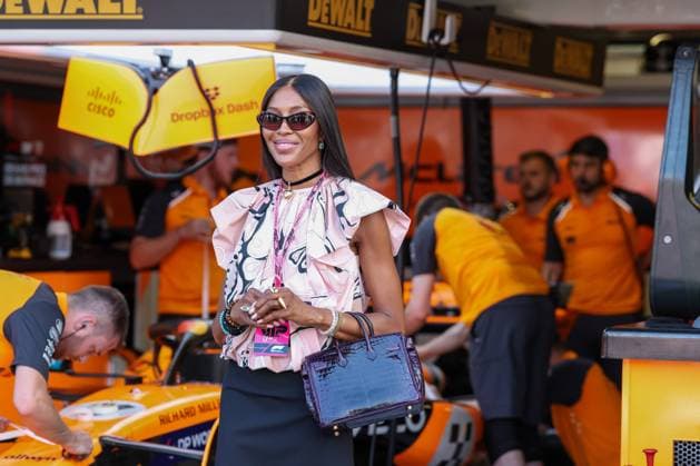 Supermodel, Naomi Campbell, Qualifying, Grosser Preis von Monaco, Motorsport, Herren, Formel 1, 24.05.2025 Monte Carlo Monaco MCO