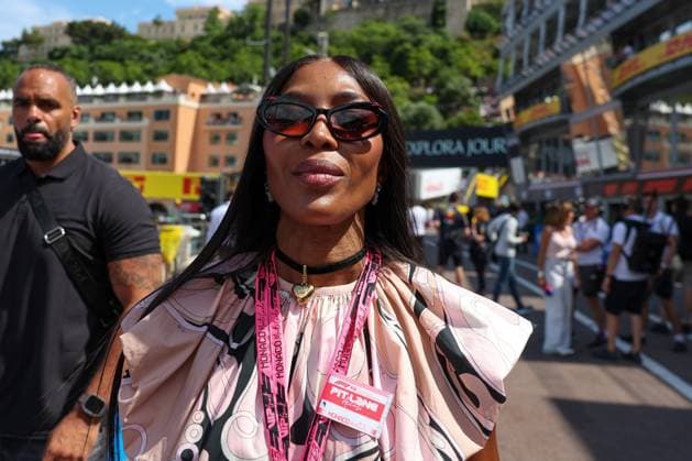 Supermodel, Naomi Campbell, Qualifying, Grosser Preis von Monaco, Motorsport, Herren, Formel 1, 24.05.2025 Monte Carlo Monaco MCO