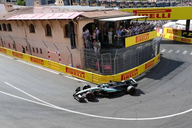 George Russell (Mercedes-AMG Petronas), Qualifying, Grosser Preis von Monaco, Motorsport, Herren, Formel 1, 24.05.2025 Monte Carlo Monaco MCO
