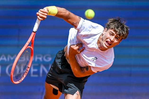 Sport Bilder des Tages Cobolli Flavio ITA 25.05.2025 Tennis Hamburg Open ATP, Tennis Herren 500, Tennisstadium am Rothenbaum, Hamburg,
