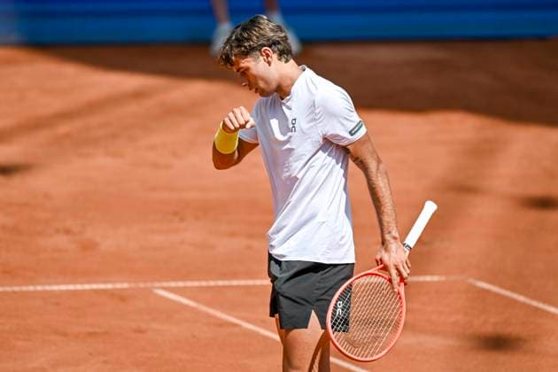 Cobolli Flavio ITA ballt die Faust 25.05.2025 Tennis Hamburg Open ATP, Tennis Herren 500, Tennisstadium am Rothenbaum, Hamburg,