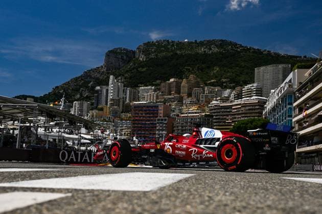 F1 Grand Prix of Monaco - Qualifying Charles Leclerc of Team Scuderia Ferrari HP, driving the Ferrari SF-25, participates in a practice session during the FIA Formula One World Championship, WM, Weltmeisterschaft F1 Monaco Grand Prix in Monte Carlo, Monaco, on May 24, 2025. Monte Carlo Monaco  Copyright: xLucaxBarsalix originalFilename:barsali-notitle250524_npAW7.jpg