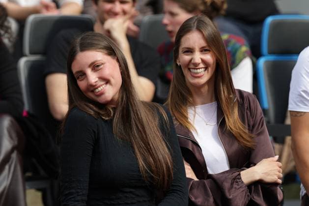 GER, Hamburg, xFSx , ATP, Tennis Herren 500 , Herren Tennistunier Bitpanda Hamburg Open 2025, Finale Herren Einzel , 24.05.2025 Matilde Galli die Freundin von Flavio Cobolli (ITA) mit Freundin Copyright: HMBxMedia FernandoxSoares