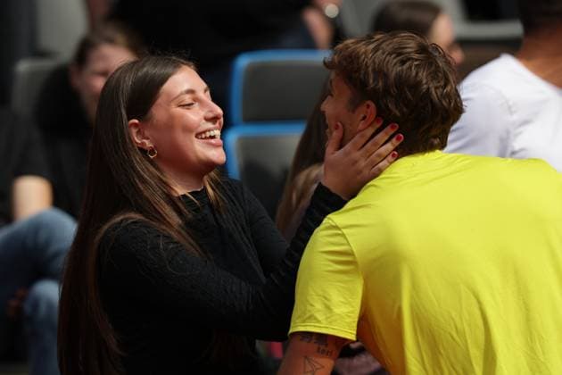 GER, Hamburg, xFSx , ATP, Tennis Herren 500 , Herren Tennistunier Bitpanda Hamburg Open 2025, Finale Herren Einzel , 24.05.2025 Flavio Cobolli (ITA) und Freundin Copyright: HMBxMedia FernandoxSoares