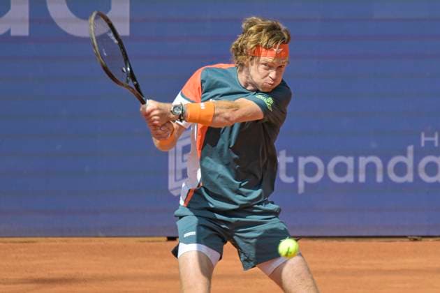 Andrey Rublev 25.05.2025 Tennis Hamburg Open ATP, Tennis Herren 500, Tennisstadium am Rothenbaum, Hamburg,