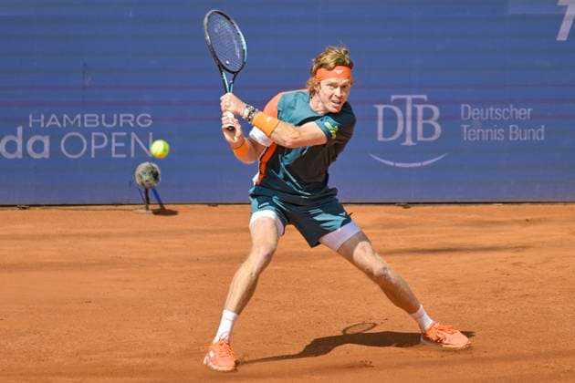 Andrey Rublev 25.05.2025 Tennis Hamburg Open ATP, Tennis Herren 500, Tennisstadium am Rothenbaum, Hamburg,
