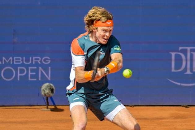 Andrey Rublev 25.05.2025 Tennis Hamburg Open ATP, Tennis Herren 500, Tennisstadium am Rothenbaum, Hamburg,
