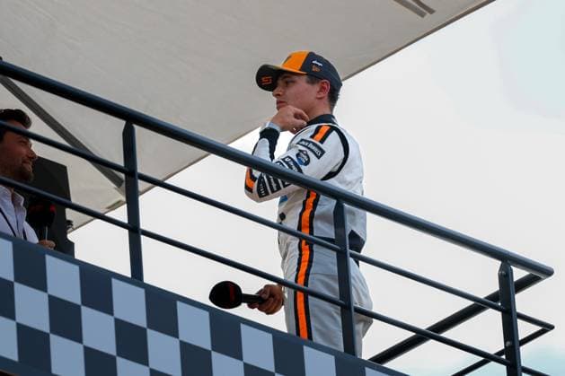 Winner des Qualifying, Lando Norris (McLaren Formula 1 Team), Pole-Position, Qualifying, Grosser Preis von Monaco, Motorsport, Herren, Formel 1, 24.05.2025 Monte Carlo Monaco MCO