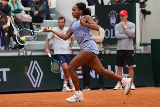 May 24, 2025, Paris, Celestynow, France: COCO GAUFF of USA during practice session before French Open 2025 at Roland Garros in Paris. Paris France - ZUMAc278 20250524_zsp_c278_039 Copyright: xMarcinxCholewinskix