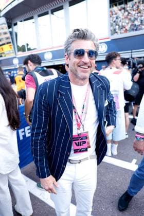 Sport Bilder des Tages Patrick Dempsey, F1 Grand Prix of Monaco at Circuit de Monaco on May 24, 2025 in Monte-Carlo, Monaco. (Photo by HOCH ZWEI) Monte-Carlo Monaco