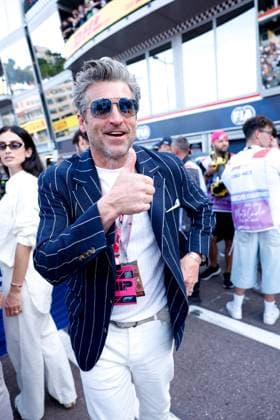 Patrick Dempsey, F1 Grand Prix of Monaco at Circuit de Monaco on May 24, 2025 in Monte-Carlo, Monaco. (Photo by HOCH ZWEI) Monte-Carlo Monaco