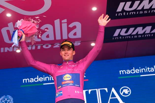 Pedersen Mads of Lidl-Trek, cyclamen jersey, during the stage 14 of the Giro d™Italia from Treviso to Nova Gorica Gorizia, Slovenia - Saturday, May 24, 2025. - cycling.  Copyright: xFabioxFerrari LaPressex