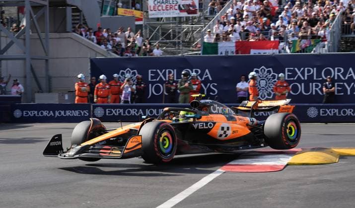 24.05.2025, Circuit de Monaco, Monte Carlo, Formel 1 Grand Prix Monaco 2025 ,im Bild Lando Norris (GBR), McLaren F1 Team (Photo by Hasan Bratic DeFodi Images)