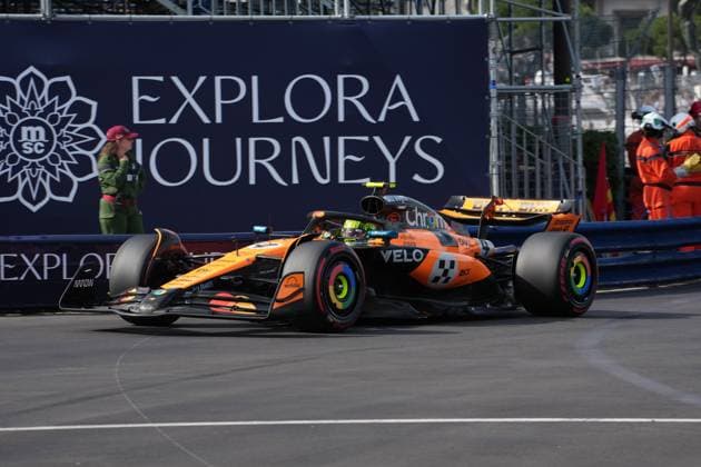 24.05.2025, Circuit de Monaco, Monte Carlo, Formel 1 Grand Prix Monaco 2025 ,im Bild Lando Norris (GBR), McLaren F1 Team (Photo by Hasan Bratic DeFodi Images)