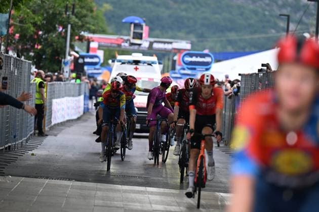 24-05-2025 Giro D italia; Tappa 14 Treviso - Gorizia; 2025, Lidl - Trek; Pedersen, Mads; Gorizia; 
