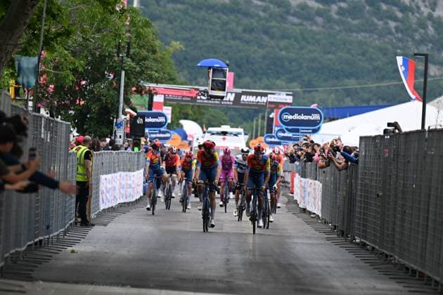 24-05-2025 Giro D italia; Tappa 14 Treviso - Gorizia; 2025, Lidl - Trek; Pedersen, Mads; Gorizia; 