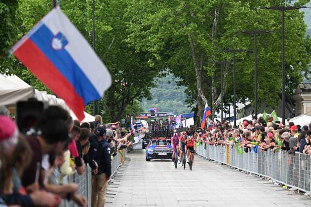 24-05-2025 Giro D italia; Tappa 14 Treviso - Gorizia; 2025, Lidl - Trek; Pedersen, Mads; Gorizia; 