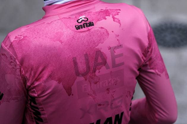 Del Toro Romero Isaac of Uae Team Emirates Xrg, pink jersey, the stage 14 of the Giro d™Italia from Treviso to Nova Gorica Gorizia, Slovenia - Saturday, May 24, 2025. - cycling.  Copyright: xGianxMattiaxD Alberto LaPressex