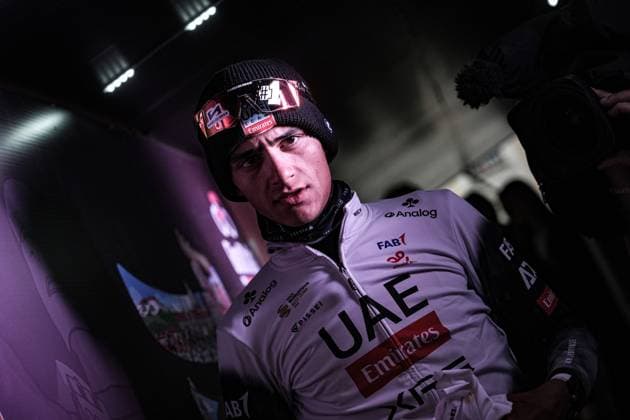 Del Toro Romero Isaac of Uae Team Emirates Xrg, pink jersey, the stage 14 of the Giro d™Italia from Treviso to Nova Gorica Gorizia, Slovenia - Saturday, May 24, 2025. - cycling.  Copyright: xGianxMattiaxD Alberto LaPressex