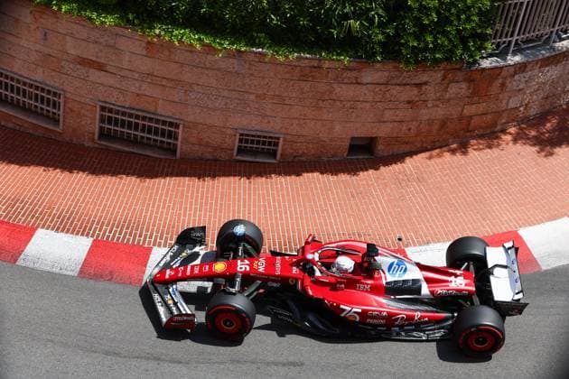 Charles Leclerc (MON) - Scuderia Ferrari - Ferrari SF-25 - Ferrari during Formula 1 Tag Heurer Grand Prix de Monaco 2025 at Monte Carlo (MC), may 23-25 2025 Formula 1 Tag Heurer Grand Prix de Monaco 2025