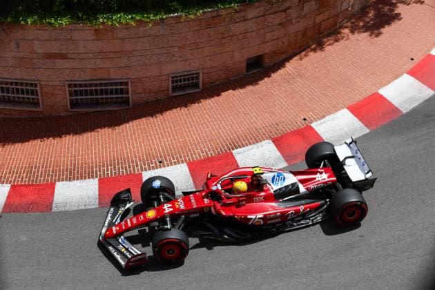 Lewis Hamilton (GBR) - Scuderia Ferrari - Ferrari SF-25 - Ferrari during Formula 1 Tag Heurer Grand Prix de Monaco 2025 at Monte Carlo (MC), may 23-25 2025 Formula 1 Tag Heurer Grand Prix de Monaco 2025