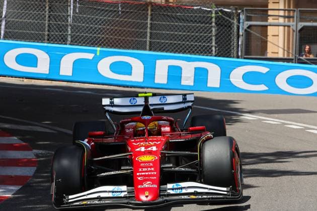 Lewis Hamilton (GBR) - Scuderia Ferrari - Ferrari SF-25 - Ferrari during Formula 1 Tag Heurer Grand Prix de Monaco 2025 at Monte Carlo (MC), may 23-25 2025 Formula 1 Tag Heurer Grand Prix de Monaco 2025