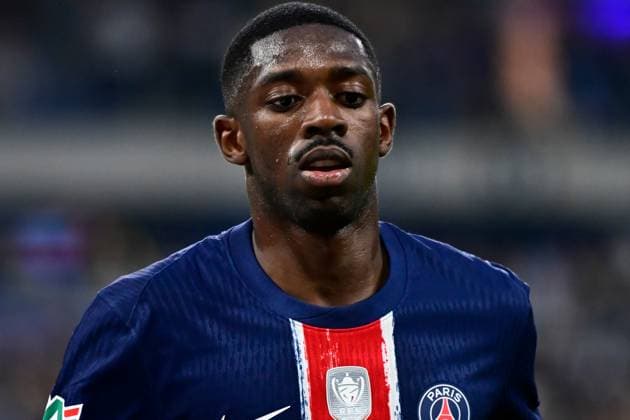 FOOTBALL : PSG vs Reims - Finale Coupe de France - 24 05 2025 Ousmane DEMBELE ( 10 - PSG ) headshot during the French Cup Final match between Paris Saint Germain and Stade de Reims at Stade de France on May 24 , 2025 in Saint Denis, France. ( Photo by Dante Badano PsnewZ ) - Saint DenisFrance  Copyright: xx