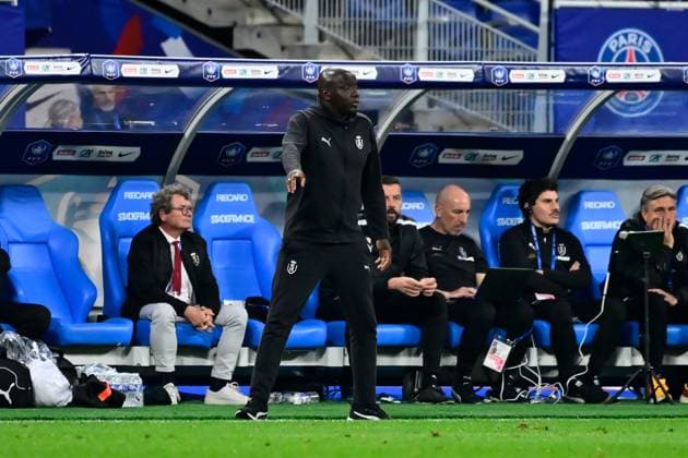 FOOTBALL : PSG vs Reims - Finale Coupe de France - 24 05 2025 Samba Diawara ( coach Reims ) during the French Cup Final match between Paris Saint Germain and Stade de Reims at Stade de France on May 24 , 2025 in Saint Denis, France. ( Photo by Dante Badano PsnewZ ) - Saint DenisFrance  Copyright: xx