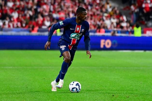 FOOTBALL : PSG vs Reims - Finale Coupe de France - 24 05 2025 Ousmane DEMBELE ( 10 - PSG ) during the French Cup Final match between Paris Saint Germain and Stade de Reims at Stade de France on May 24 , 2025 in Saint Denis, France. ( Photo by Dante Badano PsnewZ ) - Saint DenisFrance  Copyright: xx