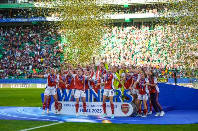 Arsenal x FC Barcelona, Barca final match of uefa women s champions league 2025 Lisbon Copyright: xISIDROxGOMESx